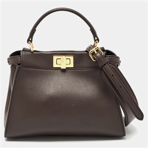 fendi mink bag|fendi peekaboo leather bag.